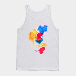 colour splatter Tank Top